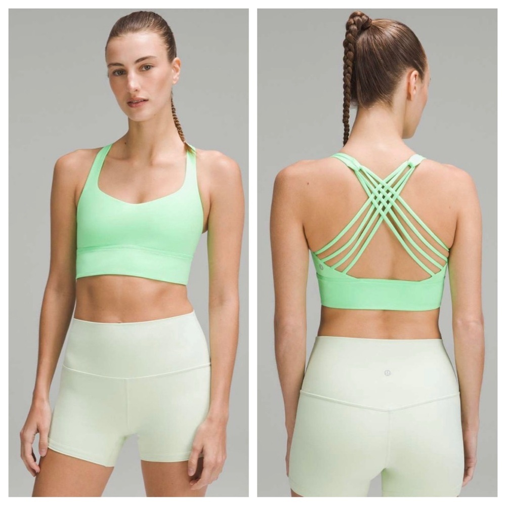 Lululemon Free to Be Longline Bra Wild *Light Support, A/B Cup Pistachio W2DNOS